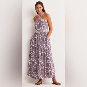 Boden Halterneck Jersey Maxi Dress